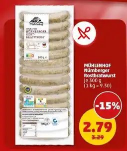 PENNY MÜHLENHOF Nürnberger Rostbratwurst Angebot