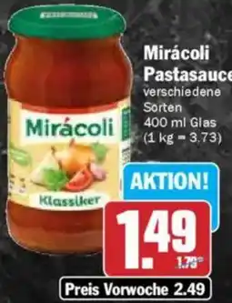 Hit Mirácoli Pastasauce Angebot