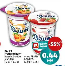 PENNY Bauer Fruchtjoghurt Angebot