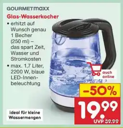 Netto Marken-Discount Glas-Wasserkocher Angebot