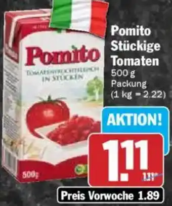 Hit Pomito Stückige Tomaten Angebot