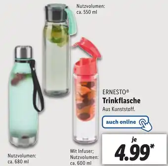 Lidl Ernesto Trinkflasche Angebot