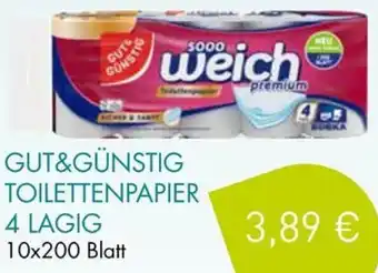 iD Ihr Drogerie Gut&günstig toilettenpapier Angebot