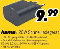 MEDIMAX hama 20W Schnellladegerät Angebot