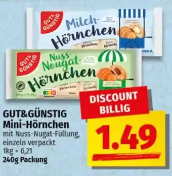 NP Discount GUT&GÜNSTIG Mini-Hörnchen Angebot