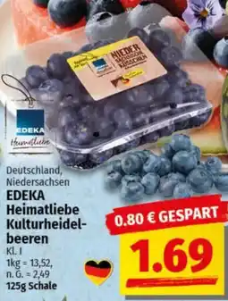 NP Discount EDEKA Heimatliebe Kulturheidelbeeren Angebot