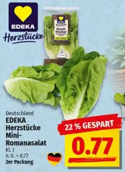 NP Discount EDEKA Herzstücke Mini- Romanasalat Angebot