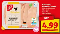 NP Discount Hähnchen- Minutenschnitzel Angebot