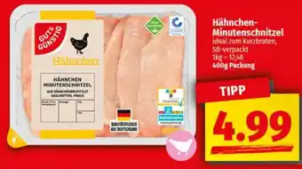 NP Discount Hähnchen- Minutenschnitzel Angebot