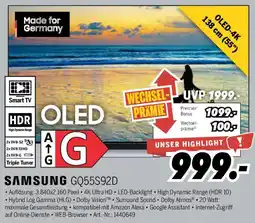 MEDIMAX SAMSUNG GQ55S92D Angebot