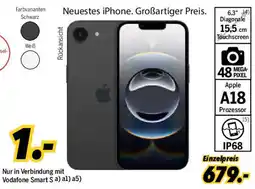 MEDIMAX Apple iPhone 16e (128GB) Angebot