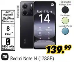 MEDIMAX Redmi Note 14 (128GB) Angebot
