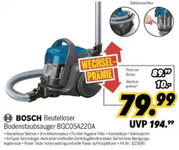 MEDIMAX BOSCH Beutelloser Bodenstaubsauger BGC05A220A Angebot