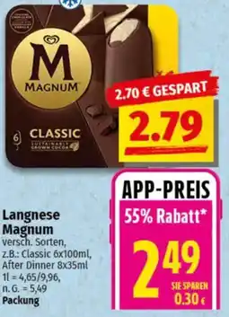 NP Discount Langnese Magnum Angebot
