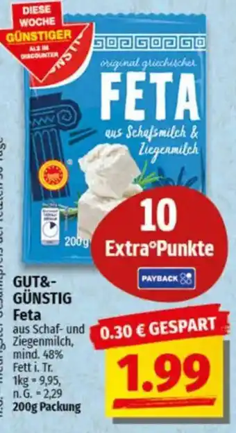 NP Discount GUT&GÜNSTIG Feta Angebot