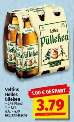 NP Discount Veltins Helles ülleken Angebot