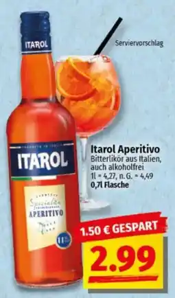NP Discount Itarol Aperitivo Bitterlikör Angebot