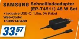 Expert SAMSUNG Schnellladeadapter (EP-T4511) 45 W Set Angebot