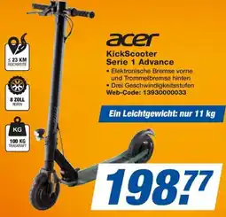 Expert acer KickScooter Serie 1 Advance Angebot