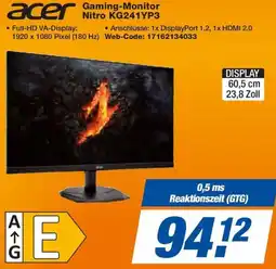 Expert acer Gaming-Monitor Nitro KG241YP3 Angebot