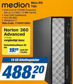 Expert medion Mini-PC T80 Angebot