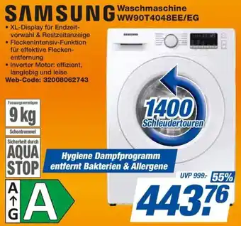 Expert SAMSUNG Waschmaschine WW90T4048EE/EG Angebot