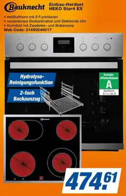 Expert Bauknecht Einbau-Herdset HEKO Star4 EX Angebot