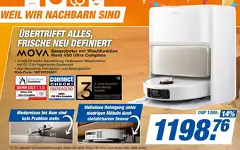 Expert MOVA Saugroboter mit Wischfunktion V50 Ultra Complete Angebot