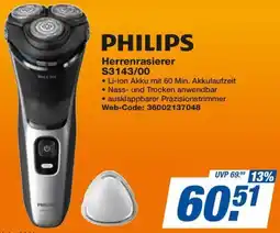 Expert PHILIPS Herrenrasierer S3143/00 Angebot