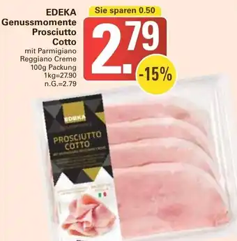 WEZ Edeka Genussmomente Prosciutto Cotto Angebot
