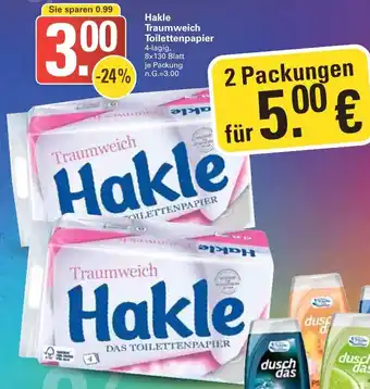 WEZ Hakle Traumweich Toilettenpapier Angebot