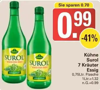 WEZ Kühne Surol 7 Kräuter Essig Angebot