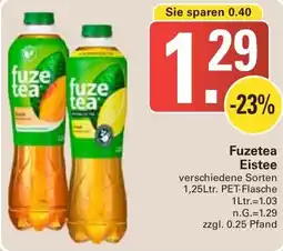 WEZ Fuzetea Eistee Angebot