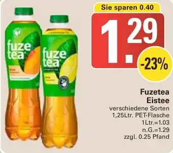 WEZ Fuzetea Eistee Angebot