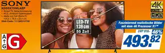 expert Techno Land SONY KD55X75WLAEP Angebot