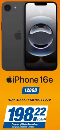expert Techno Land Apple iPhone 16e Angebot