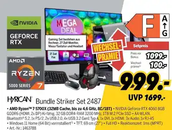 MEDIMAX Hyrican bundle striker set 2487 Angebot