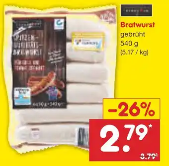 Netto Marken-Discount Metzgerfrisch bratwurst Angebot