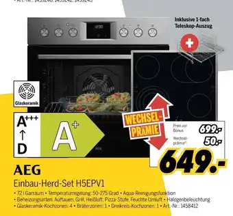 MEDIMAX Aeg einbau-herd-set h5epv1 Angebot