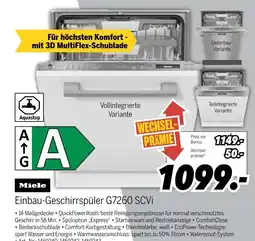 MEDIMAX Miele einbau-geschirrspüler g7260 scvi Angebot