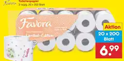 Netto Marken-Discount Favora toilettenpapier Angebot
