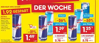 Netto Marken-Discount Red bull energy drink Angebot