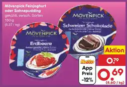 Netto Marken-Discount Mövenpick feinjoghurt oder sahnepudding Angebot