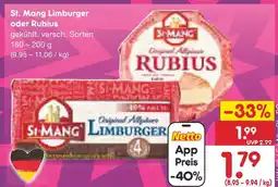 Netto Marken-Discount St. mang limburger oder rubius Angebot