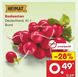 Netto Marken-Discount Heimat radieschen Angebot