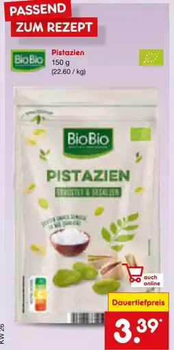 Netto Marken-Discount Biobio pistazien Angebot