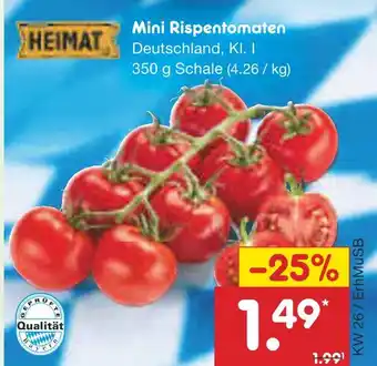 Netto Marken-Discount Heimat mini rispentomaten Angebot