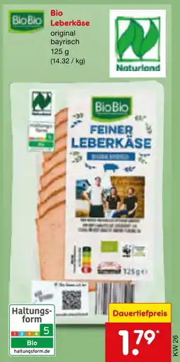 Netto Marken-Discount Biobio bio leberkäse Angebot