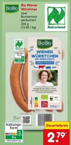 Netto Marken-Discount Biobio bio wiener würstchen Angebot
