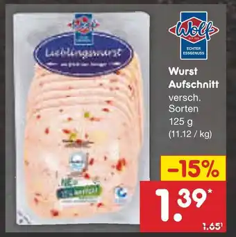 Netto Marken-Discount Wolf wurst aufschnitt Angebot